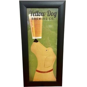 Yellow Dog Brewing Co. Print by Ryan Fowler Framed with Glass Graphic Art